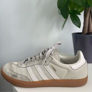 Women Size 7 adidas Samba OG Wonder Alumina / White / Gum Shoes